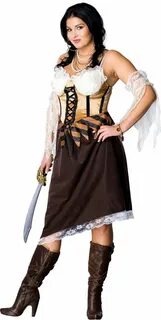 Maiden of the Seas Pirate Plus Size Costume - Mr. Costumes