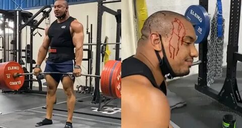 Larry Wheels Bleeds Profusely While Deadlifting Massive Weig