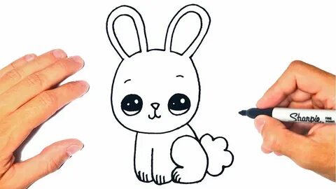 Como dibujar un CONEJO KAWAII Dibujando un Conejito Kawaii -