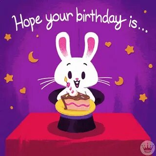 Birthday Magical GIF - Birthday Magical Bunny - Descubre & C