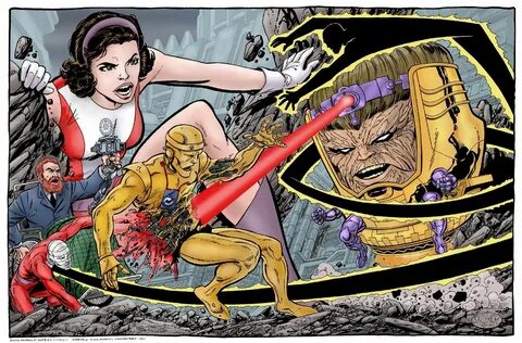 John Byrne's take on a Marvel/DC Crossover. DC's Doom Patrol