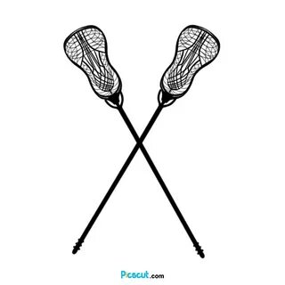 Μπαστούνια Lacrosse Sticks Clipart Τσάντα με ραβδί χόκεϊ Μαύ