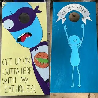 I built and painted some corn hole boards! - Imgur