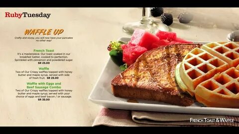 Ruby Tuesday Breakfast Menu - YouTube