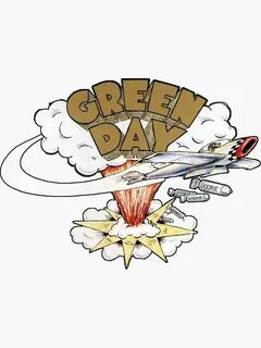 Green Day's Dookie Logo Sticker by ccensored in 2022 Green d