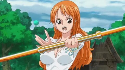 Nami gets her new Clima Tact from Usopp One Piece 776 (HD) E