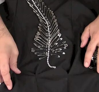 Mark Montano: Safety Pin Feather Jacket DIY