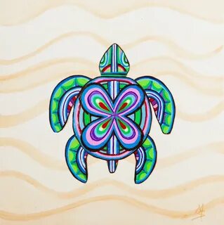 Turtle with large butterfly Turtle art, Sea turtle art, Turt