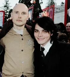 This picture just made my day. Billy Corgan and Gerard Way. 