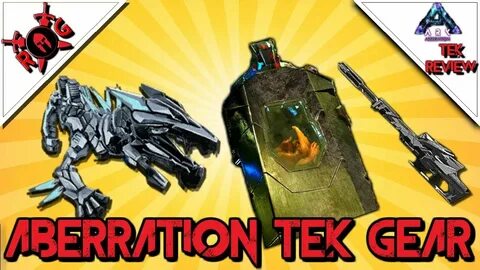 ARK ABERRATION TEK REVIEW! TEK RAILGUN, TEK SLEEPING POD, TE