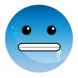Cold, emoji, emotion, face, feeling, ice, smile icon - Downl