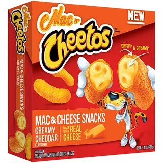 Mac N Cheetos Mac & Cheese Snacks Creamy Cheddar Flavored, 1