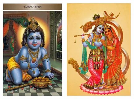 Items matching with Bal Gopal and Radha Krishna - Set of 2 P