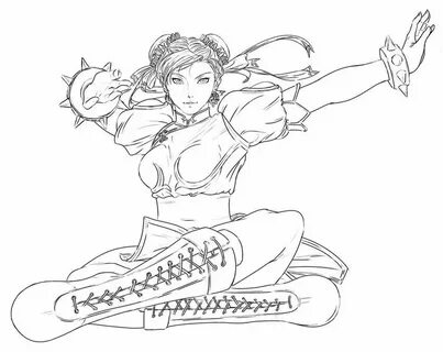 Coloring Pages Fighter Street Li Ryu Chun Ken Print Sagat Sk