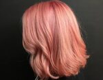 "Pink Champagne" Is the PRETTIEST Summer Hair Color Peach ha