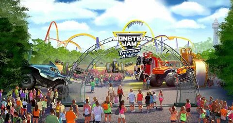 Monster Jam Thunder Alley coming to Three Cedar Fair Parks -