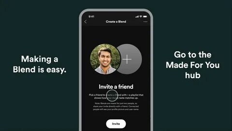 Spotify Blend (Beta) - A new way for two friends to merge th