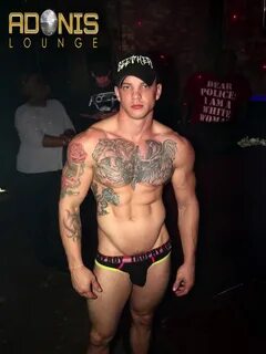 Hot Male Strippers and Gay Porn Stars at Adonis Lounge LA