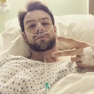 Ben Foden shares hospital bed selfie after knee surgery