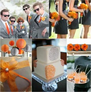 Burnt Orange And Navy Wedding Theme - Moes Collection