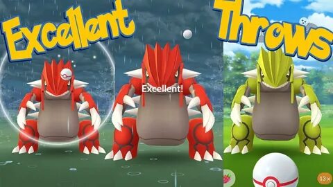 GROUDON Excellent Throws EVERY TIME! How To Hit More Excelle