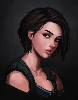 ArtStation - Jill, Q Tori Resident evil girl, Evil art, Digi