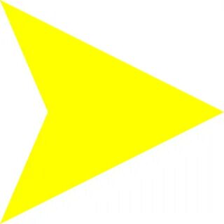 Yellow Arrow Right - Yellow Arrow Head Png Clipart - Large S