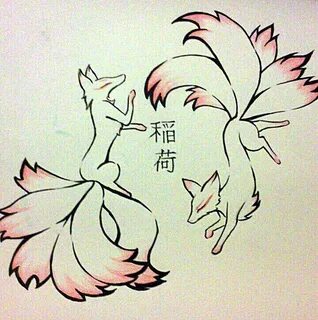 Kitsune Tattoo Design by TamaArisu on deviantART Kitsune, Cu