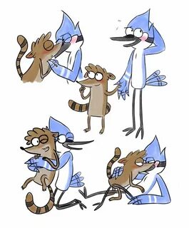 Pin by cartoon mann on MordexRigby Regular show anime, Furry