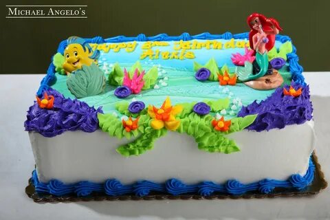 10 Little Mermaid Cake Sheet Cakes Photo - Little Mermaid Bi