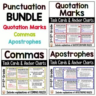 Quotation Marks Anchor Chart 4th Grade - Best Quotes