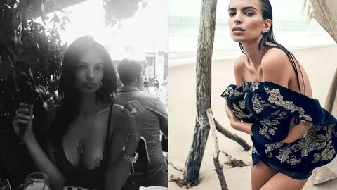 Emily Ratajkowski Shares Her Nip Slip Moment - YouTube