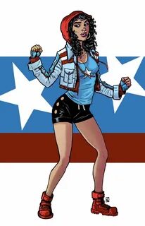 America Chavez! fanart by krwhalen Young avengers, Miss amer