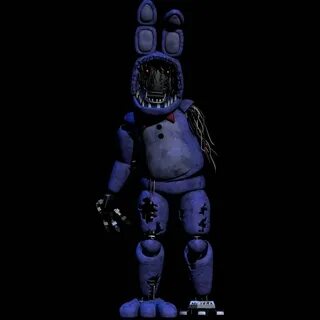 Withered Bonnie V2 Full Body Updated by CoolioArt Bonnie, Fn