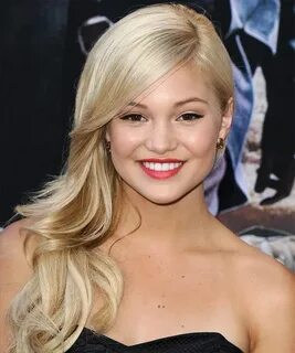 Olivia Holt Long Straight Light Blonde Hairstyle Straight ha