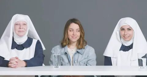 Aubrey Plaza gets high with nuns from the Sisters of the Val