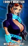 i don`t want sex with any pervert - Nico Robin Tied And Gagg