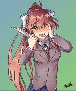 Yandere Monika (by: u/ShidoThano on Reddit) Doki Doki Litera