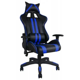 Кресло iИкар (Car) - черный/синий по выгодной цене купить в 