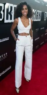 Kelly Rowland stunned in an all-white look, which was elevat
