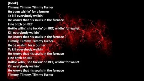 TIMMY TURNER LYRICS - DESIIGNER - YouTube
