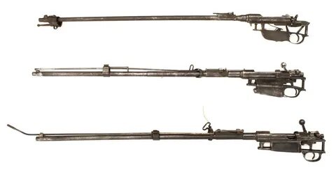 3) MAUSER RIFLE BARRELED RECEIVERS, LOWE, STEYR - Holiday Es