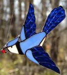 Stained Glass Blue Jay Sun Catcher Etsy in 2022 Stained glas