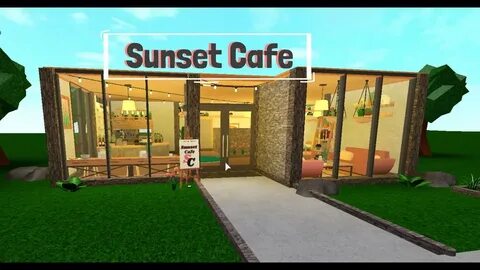 Sunset Cafe Bloxburg ROBLOX - YouTube