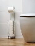 Home Toilet Paper Holders Free Standing Wooden Toilet Roll P