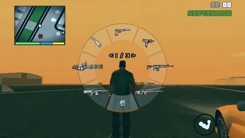 GTA San Andreas GTA V Hud And Weapon Wheel Mod for SA Mobile