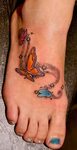 Stunning Design Ideas for Butterfly Tattoos Foot tattoos, Bu