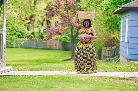 BN Living: Maternity Glam with an African Twist - See Yetund