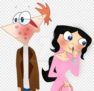 Digital art Drawing Illustration, phineas and ferb isabella 