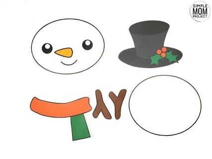 Printable Snowman Craft with FREE Template Snowman crafts, P